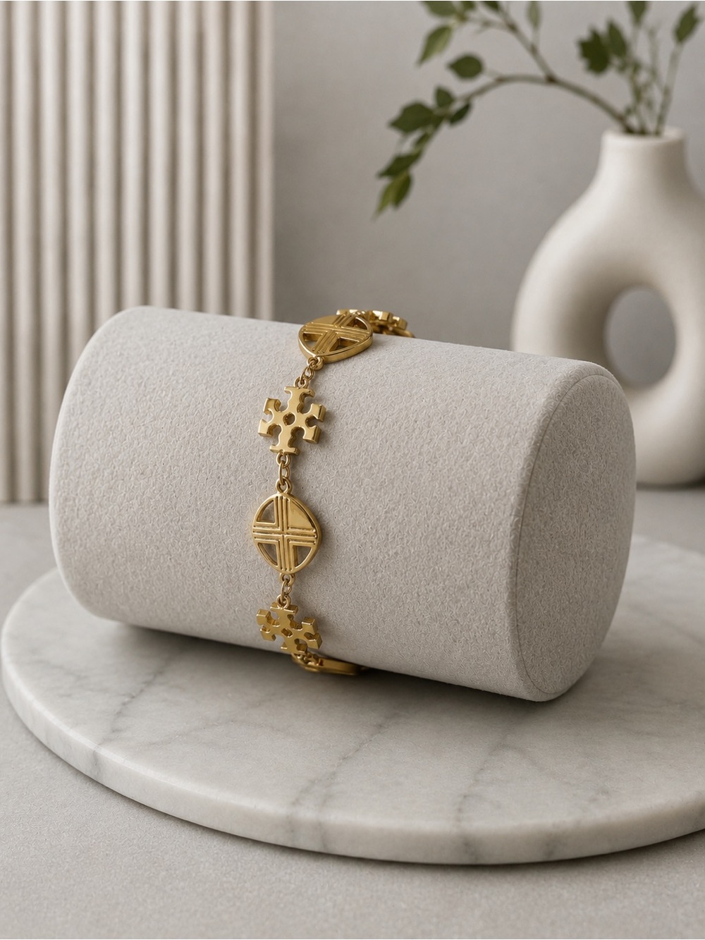 Tory Burch Good Luck Heart Bracelet
